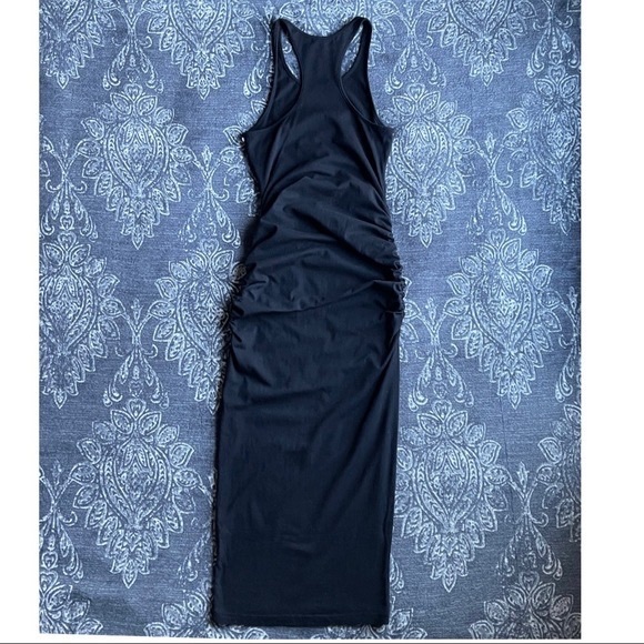 Michael Stars | Vivian Midi Racerback Dress Navy Sm - Picture 2 of 4